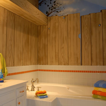 Tree House Bedroom & Bathroom