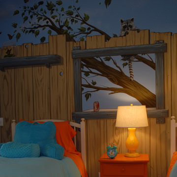 Tree House Bedroom & Bathroom
